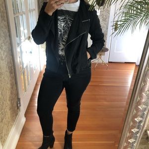 Lou & Grey Slate Dark Grey Moto Jacket